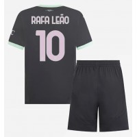 Dječji Nogometni Dres AC Milan Rafael Leao #10 Rezervni 2024-25 Kratak Rukav (+ Kratke hlače)